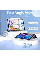 Air 4/5/6 Generation Air 11 2025 M3 Case قلم مغناطیسی شفاف با محفظه شارژ و حالت خواب هوشمند-thumb