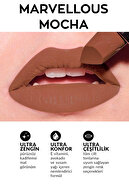 رژ لب مات شگفت انگیز موکا + مداد چشم مشکی + رژ لب مات عالی شرابی + آینه جیبی Lovider-thumb