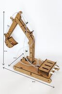 ست سطل بیل مکانیکی DIY - کیت های کدگذاری رباتیک برای کودکان-thumb