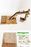 ست سطل بیل مکانیکی DIY - کیت های کدگذاری رباتیک برای کودکان-thumb