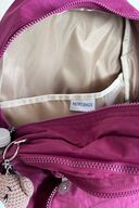 کوله پشتی/کیف مدرسه لپ تاپ پارچه ای Crinkle Fcstore ضد آب سایز متوسط ​​Claret Red Crinkle-thumb