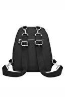 Smart Bags Smbyb1169-0001 Siyah Kadın Sırt ve Omuz Çantası