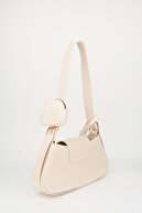 کیف پول باگت کرم نیلوفر آبی زنانه طرح چرم مصنوعی بسته بندی کیف دست و شانه-thumb