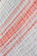 پتوی بچه گانه شست و شوی طبیعی چند منظوره راه راه Yavruağzı Xxl 90x120 سانتی متر-thumb