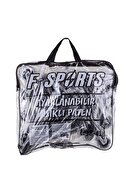 هدیه کیسه اسکیت تمرین مشکی F-sports قابل تنظیم 2+2 فلزی روشن-thumb