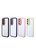 پوشش ویتامینه محافظ سیلیکونی رنگی پشت مات با دوربین Samsung Galaxy A55-thumb