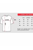 تی شرت آستین کوتاه مردانه اورسایز نخی چاپ شده یقه گرد