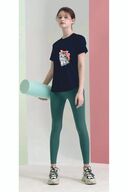 تی شرت زنانه با چاپ گربه ای ناز مشکی-thumb