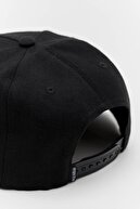 Pull & Bear Logo Işlemeli Siyah Şapka
