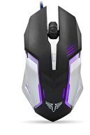 Everest Işıklandırmalı Gaming Pro Sm-g72 Usb Siyah Gümüş Mouse 7 Renk