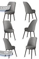 Metal, Chair Gray Legs Brown