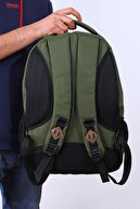 GK19 یونیسکس کوله پشتی دانش آموزی مسافرت روزانه تعطیلات ورزشی پیاده روی سفر سفر کمپینگ روزانه سبز-thumb