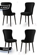 Metal, Chair Black Legs Brown