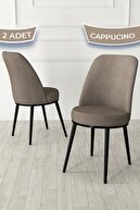 Metal, Chair Cappuccino Feet Black
