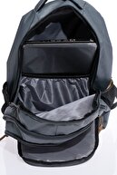 کوله پشتی مدرسه یونیسکس Gk19 دانش آموزی مسافرت روزانه تعطیلات پیاده روی ورزشی سفر مسافرتی کمپینگ گاه به گاه خاکستری-thumb