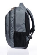 کوله پشتی مدرسه یونیسکس Gk19 دانش آموزی مسافرت روزانه تعطیلات پیاده روی ورزشی سفر مسافرتی کمپینگ گاه به گاه خاکستری-thumb