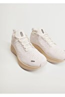 Mango Erkek Beyaz Sneaker Koşu Ayakkabı