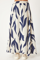 Woman Nخwdheی Navy Blue الگوی دامن ماکسی DD0133333-thumb