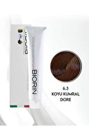 Biorin Permanent Hair Color Cream 100 Ml No: 6.3 Koyu Kumral Dore