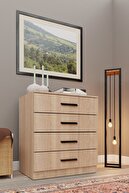 GM 092 4 DRAWERS SONOMO BLACK HANDLE DRAWERS-thumb