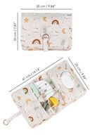 بالشتک چند منظوره سازمان دهنده کیف مراقبت از نوزاد بالشتک درب بازشوی زیرین-thumb