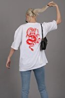 تی شرت Unisex Lucky Dragon Casual Cut اورسایز-thumb