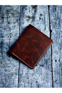 کیف پول چرم اصل رنگی Frisco Tan - 6 کارتی و 1 محفظه نقدی - دست ساز، شیک و بادوام-thumb