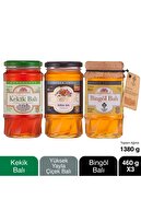 بسته عسل های لذیذ 460 گرم X 3 (عسل آویشن، عسل مرتفع، عسل بینگول)-thumb