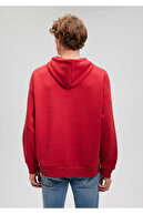 سویشرت قرمز کلاهدار با لوگو 067149-81773-thumb