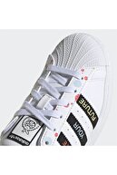 adidas Çocuk Beyaz X Kevin Lyons Superstar Günlük Spor Ayakkabı