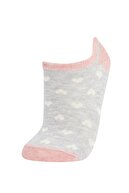 Defacto Kadın Çok Renkli Desenli 3'Lü Patik Çorap V5115AZ21AU