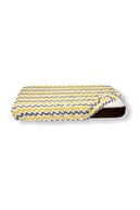 Yellow Navy Blue Zigzagged