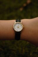 ساعت مچی مینیمال کلاسیک بند چرمی با نام تجاری Vintage-thumb