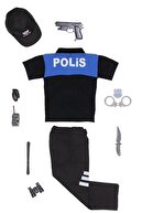 fabrikoloji Unisex Polo Yaka Türk Sivil Toplum Polis Kostümü Çocuk Kıyafeti Oyuncak-a2 Fbrklj917