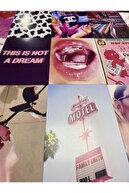 bukashops Aesthetic Pink indie 60'lı Poster Duvar Posteri Seti