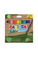 Carioca Eco Famıly Jumbo Süper Yıkanabilir Keçeli Boya Kalemi 12`li - 43101