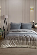 with anthracite striped sheets
