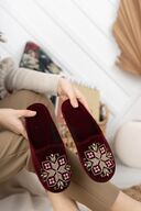 Burgundy Cross-stitch