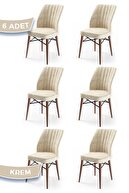 Chair Cream Feet Walnut