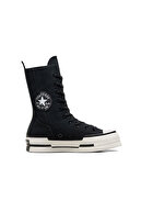 靴 CONVERSE CHUCK 70 PLUS HI Converse Chuck 70 Plus X-hi Kadın Günlük Ayakkabı A10361c Siyah