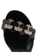 Nursace Kadın Siyah Topuklu Sandalet A51072