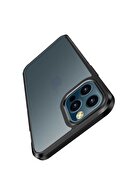 Apple Iphone 12 Pro Kılıf Mat Buzlu Kamera Koruyuculu Tpu Malzeme Şık Wlons H-boom Kapak