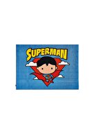 Dolce Vita Halı Bambino 122 Superman Antialerjik Kaymaz Taban Çocuk Halısı