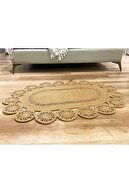 فرش جوت حصیری قابل شستشو اتاق نشیمن بالکن آشپزخانه و باغ سری رویال فرش جوت فرش جوت-thumb