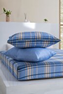 | Maljuna Bohemo | ست ورق الاستیک شطرنجی آبی-thumb