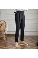 شلوار برش ایتالیایی مردانه با کمربند قابل تنظیم-thumb