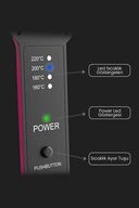 صاف کننده مو با روکش سرامیکی Dp-08 با جزئیات صورتی-thumb