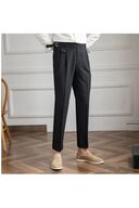 شلوار برش ایتالیایی مردانه با کمربند قابل تنظیم-thumb