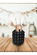 کانتر حباب دار قائم کارد و چنگال سازمان دهنده مشکی-thumb