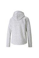 Puma Evostripe Full-zip Hoodie Kadın Beyaz Sweatshirt 58915702